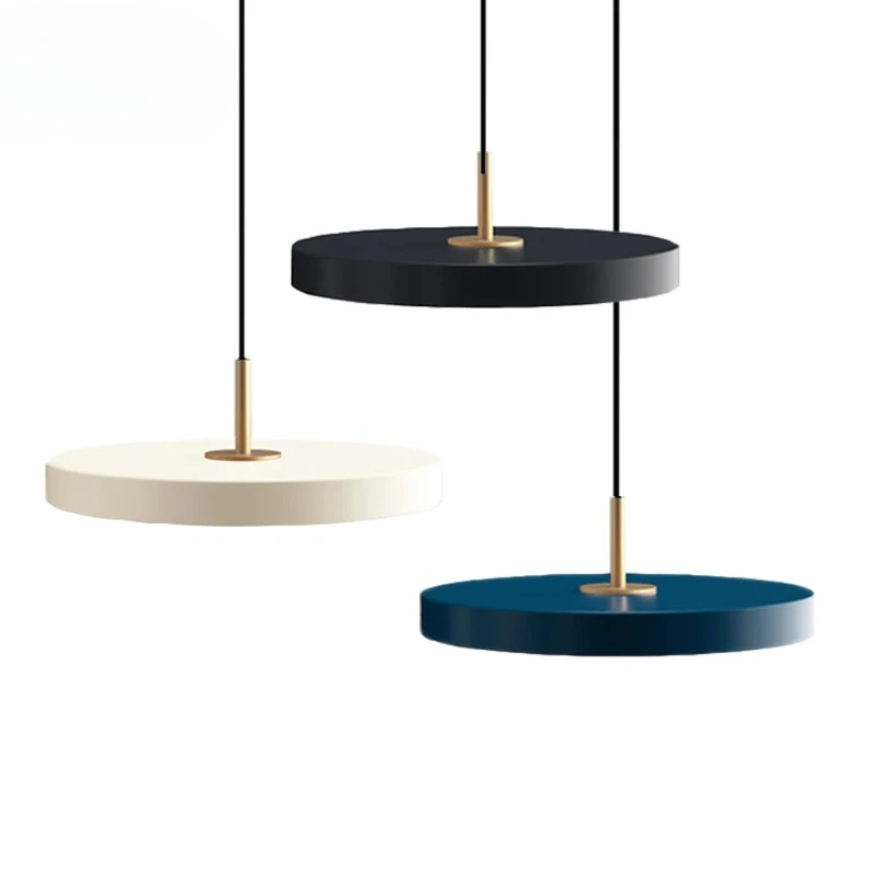 

Nordic Minimalist Metal LED Pendant Light Lounge Bedroom Creative Colors Chandelier Creates Cozy Ambient Home Decoration Fixture