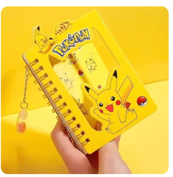 1pc Anime Pokemon Pikachu Coil Notebook Stationery Student Portable Coil Book Daily Journal Kids School Supplies Stationery