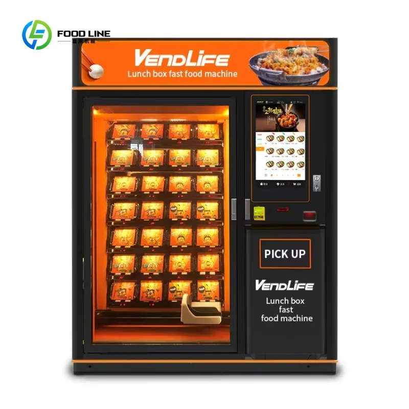 스낵 및 음료용 SDK 기능이 있는 완전 자동 식음료 자판기, 주로 미국으로 수출됨