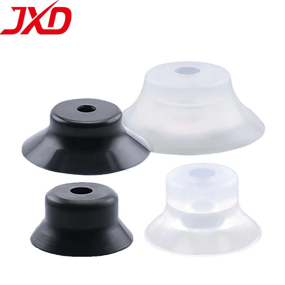 10PCS JXD Pneumatic Flat Vacuum Suction Cup PFG 5/6/8/10/15/20/25/30/35/40/50mm Industrial Pneumatic Suction Pad