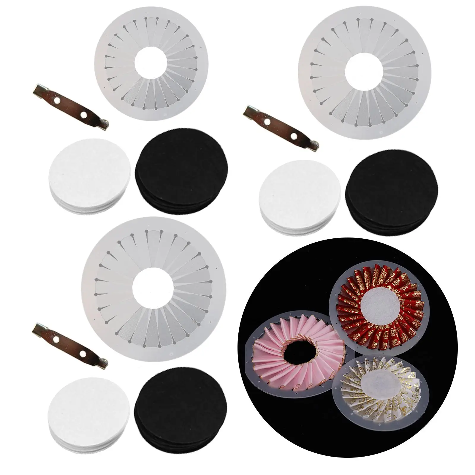 Rosette Maker 12cm,15cm,9cm DIY Hobby Art Professional Ribbon Rosette Brooch