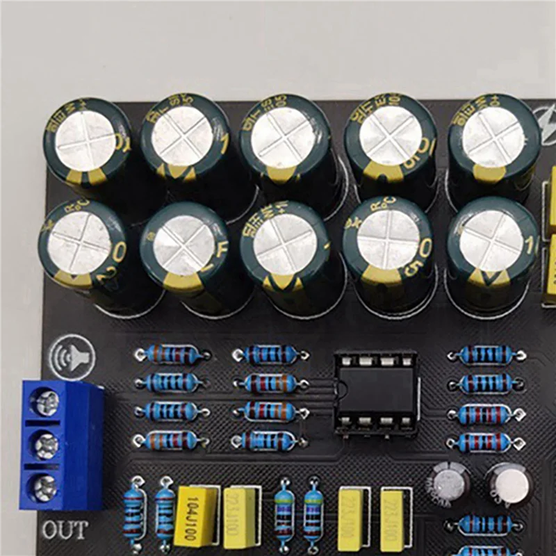 A25P 2X Dual NE5532 Tone Preamp Board Audio Treble Bass Adjustment Equalizer Preamplifier Tone Control Preamplifier