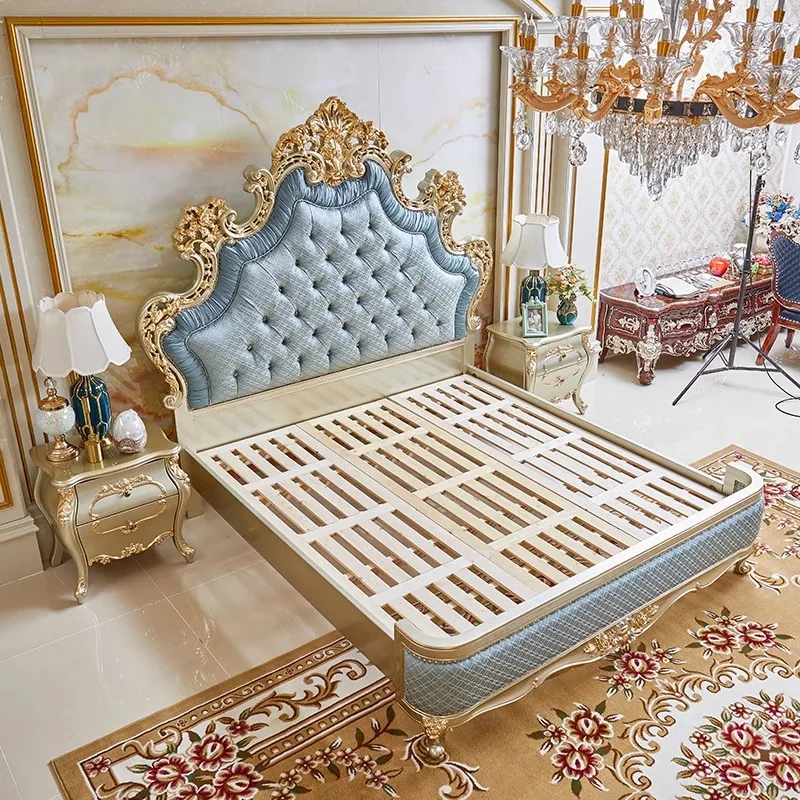 إطار سرير مصمم على الطراز الشمالي جماليات مريحة على الطراز الأمريكي شقة بسيطة أثاث غرفة نوم Twin Cama De Casal