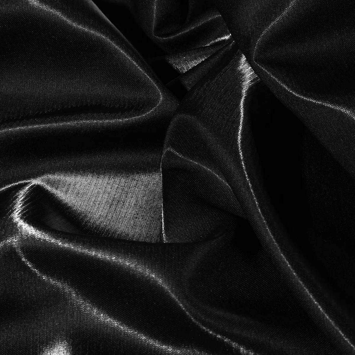 

Liquid water gloss satin fabric dress background cloth silk satin crystal reflective gift clothing designer fabric