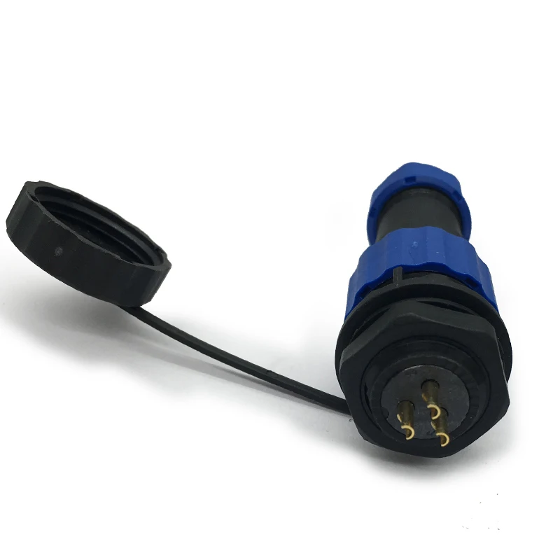 Waterproof Wire Cable Connector Male Female Plug Socket 2/3/4/5/6/7/8/9 Pins Panel Mount Aviation Plug SP16 SD16