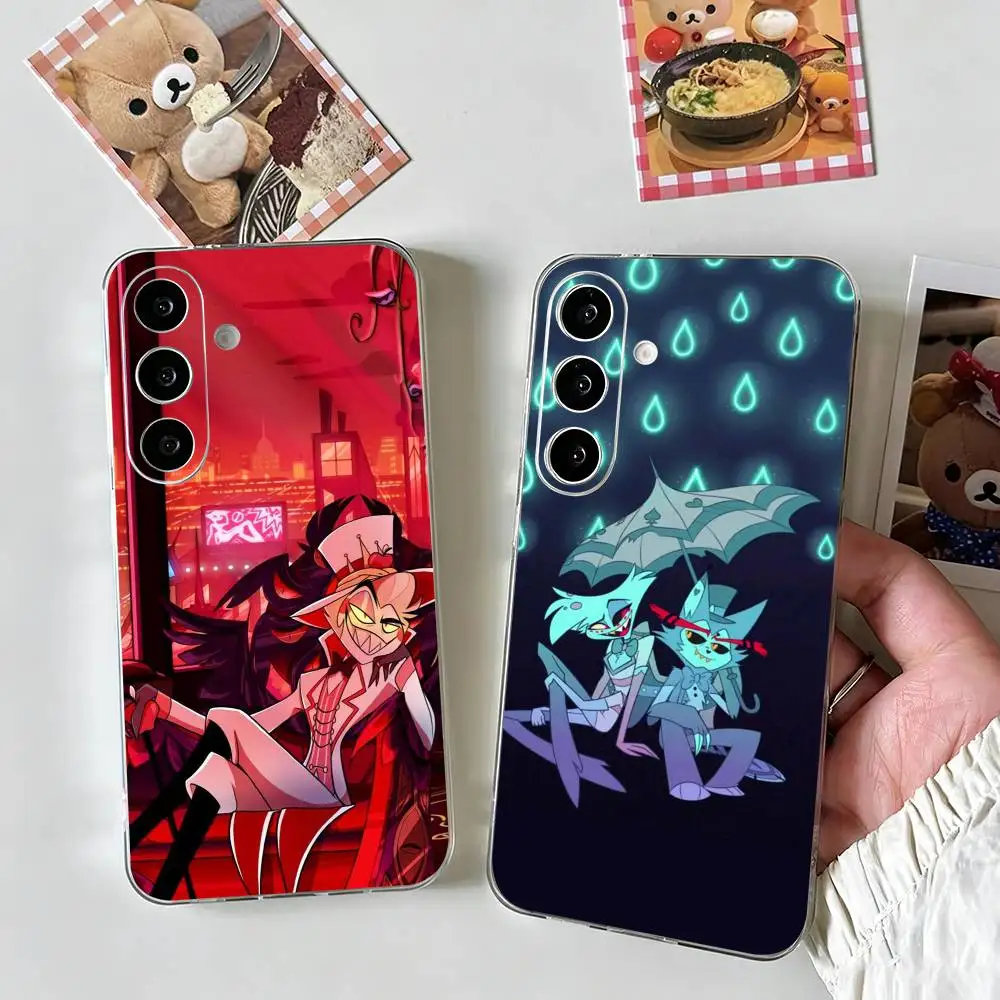 H-Hazbins-Hotels   Phone Case For SamsungA10,12,20,21S,30,31,40,50,51,52,70,71 Transparent Cover