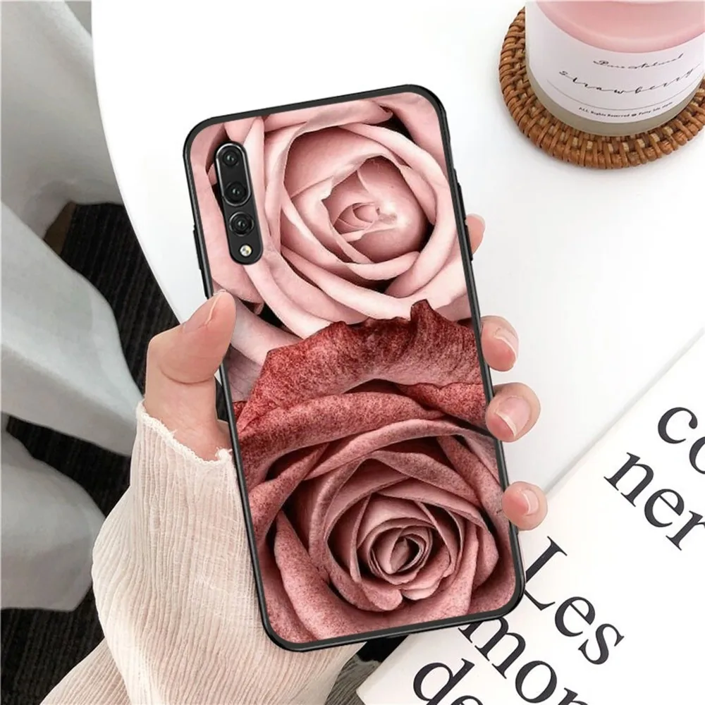 Love Rose Gold Style Phone Case For Huawei P 8 9 10 20 30 40 50 Pro Lite Psmart Honor 10 Lite 70 Mate 20lite