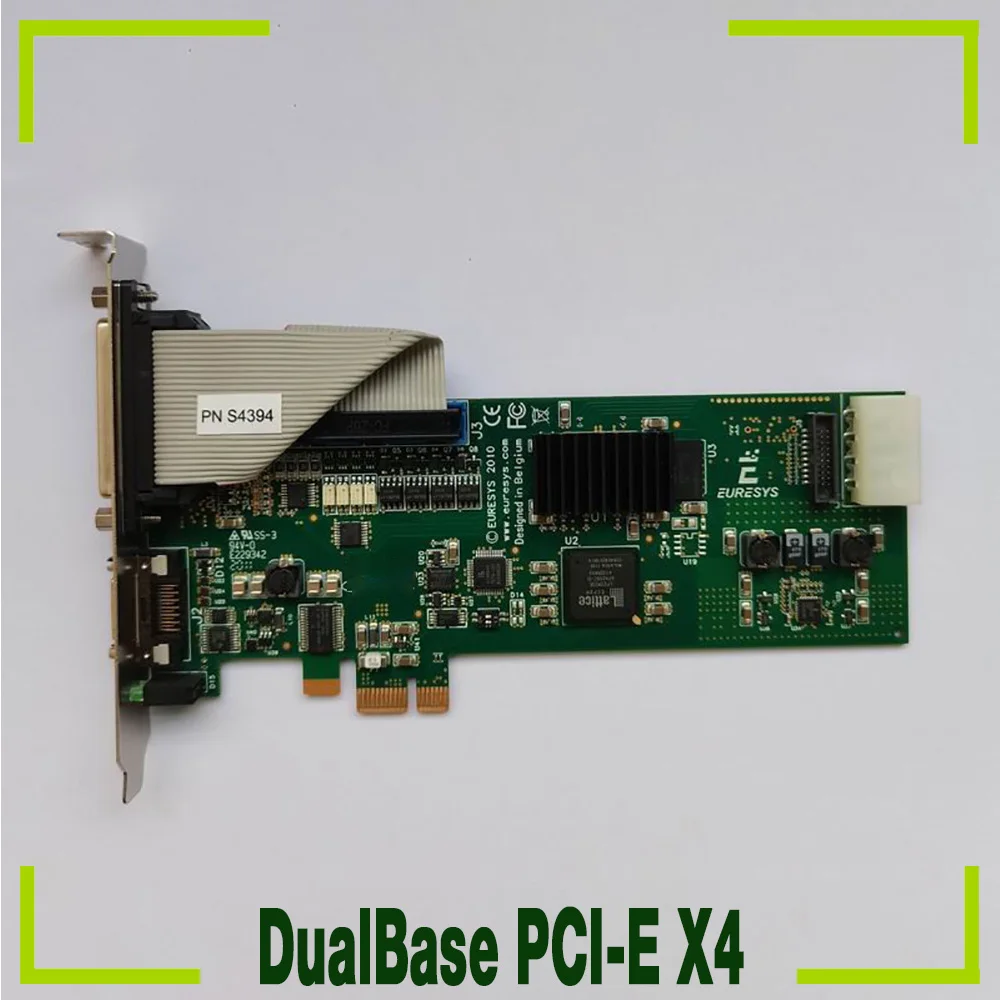 

Original EURESYS 2010 For Grablink DualBase PCI-E X4 Image Capture Card S4394