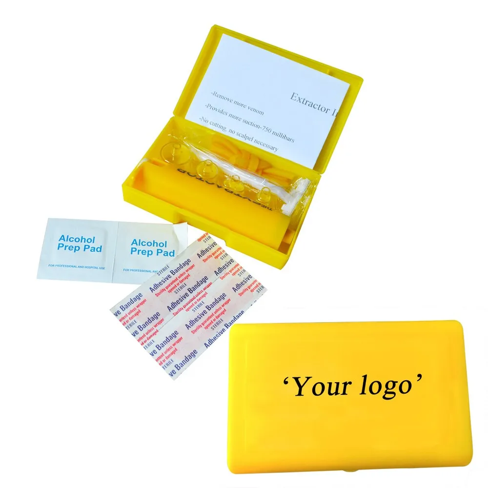 

10 шт., экстрактор яромы с логотипом и принтом, насос для укуса змей и пчелы, первая помощь для кемпинга, пешего туризма, инструмент