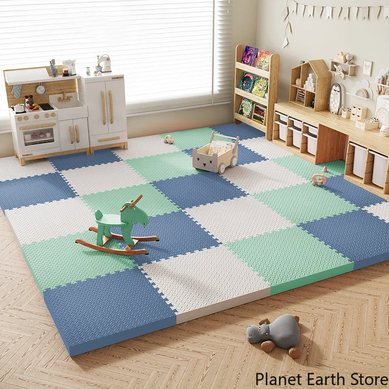 2.5CM Thick 10PCS Baby Play Mats EVA Foam Puzzle Mat Children Room Activities Mat For Baby Interlock Floor Carpet Mat 30*30CM