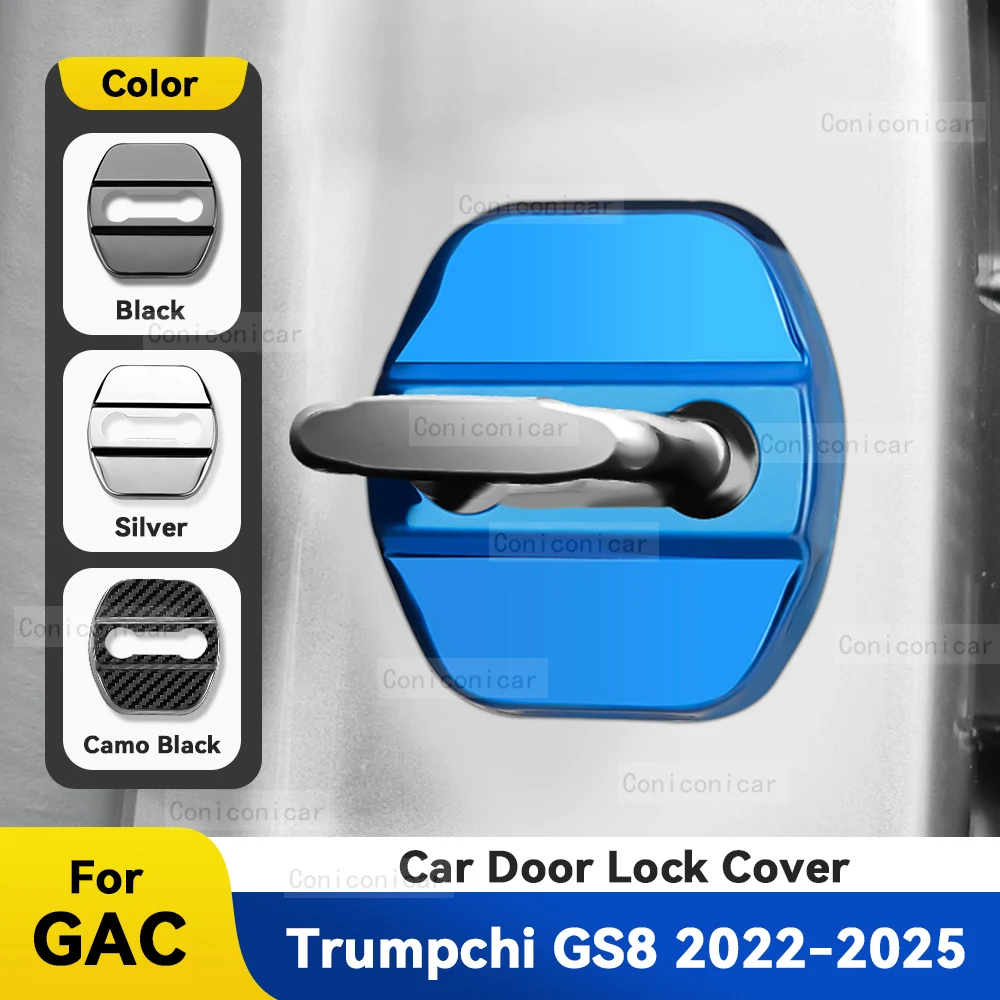

Car Door Lock Buckle Cover Anti-rust Cover Decoration Stainless Steel Protection Accessories For GAC Trumpchi GS8 2022-2025