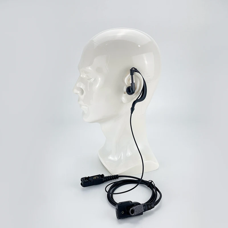 K14 Wired Music Earphones & Headphones for Motorola XIR P6600i XIR P6620i Walkie-Talkies MTP3250 Over-the-Ear Headsets