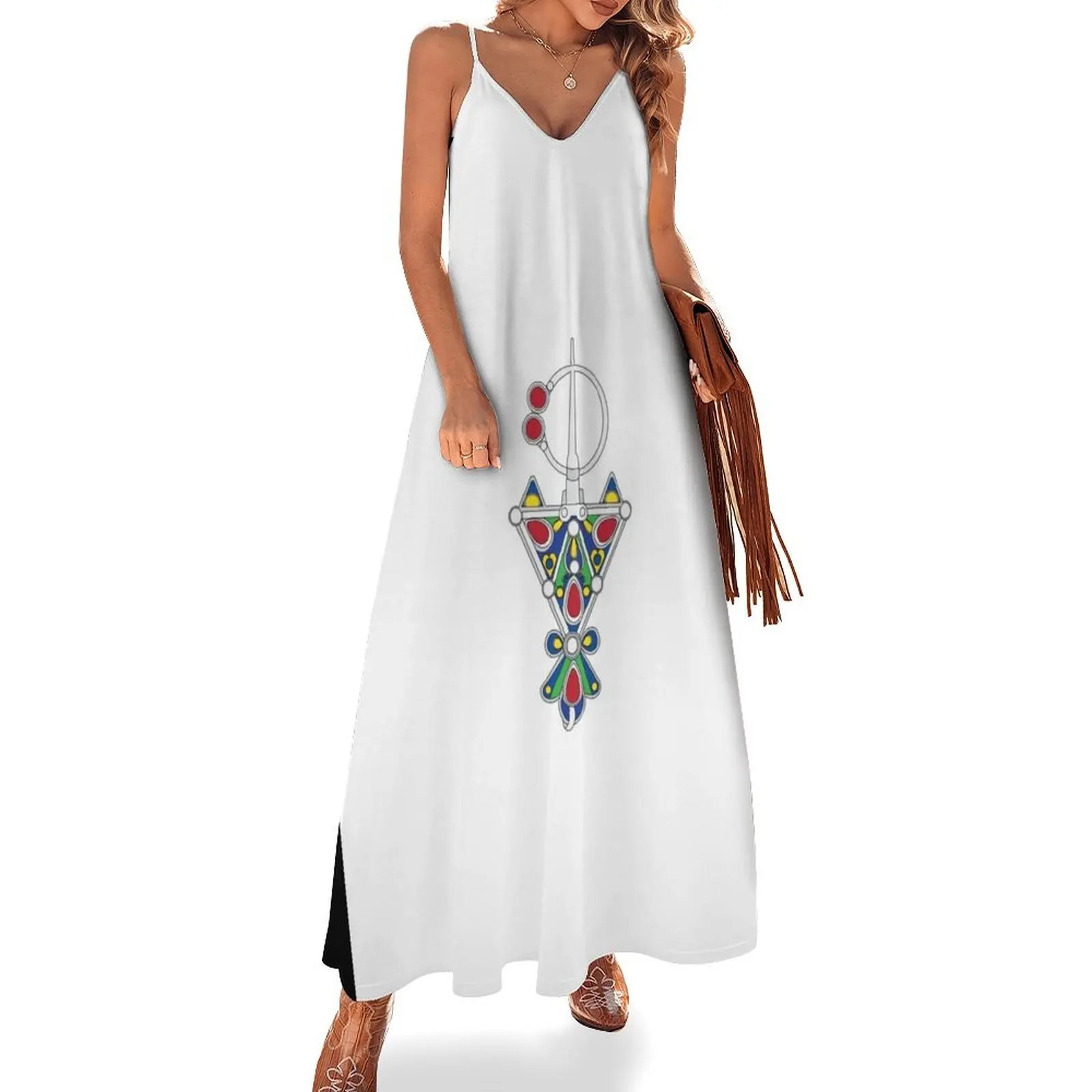 

Amazigh Berber kabyle Symbole Sleeveless Dress dress Long dress dresses with long sleeves