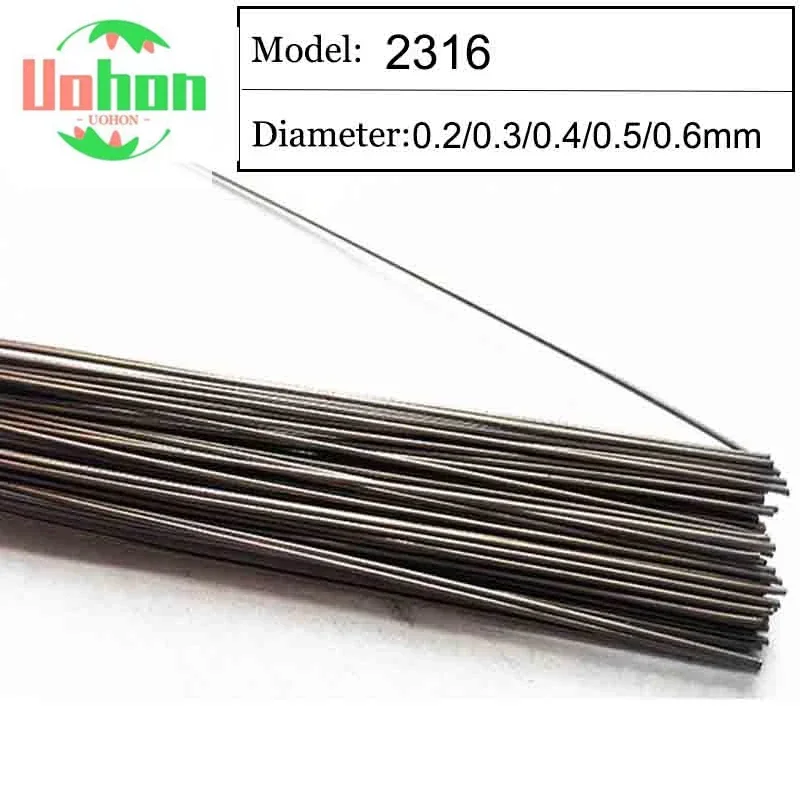 

Welding Wire Material 2316 of 0.2/0.3/0.4/0.5/0.6mm Mold Laser Welding Filler 200pcs /1 Tube 2316