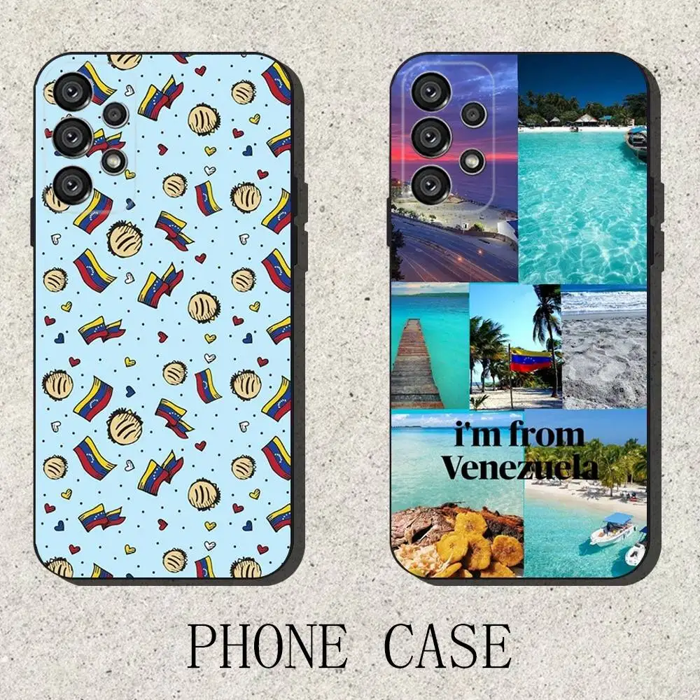 

Aesthetic Art Venezuela Phone Case For Samsung S25,S24,S21,S22,S23,S30,Ultra,S20,Plus,Fe,Lite,Note,10,9,5G Black Cover