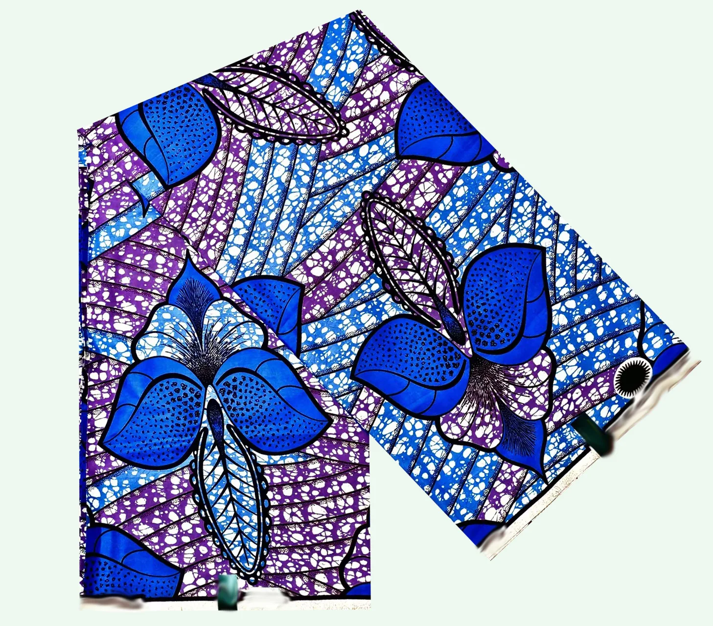 

Супер ткань Анкара, ткань, 6 ярдов, африканский воск, 100% хлопок, ткань с принтом, модные узоры для женщин, шитье одежды, вечерние платья