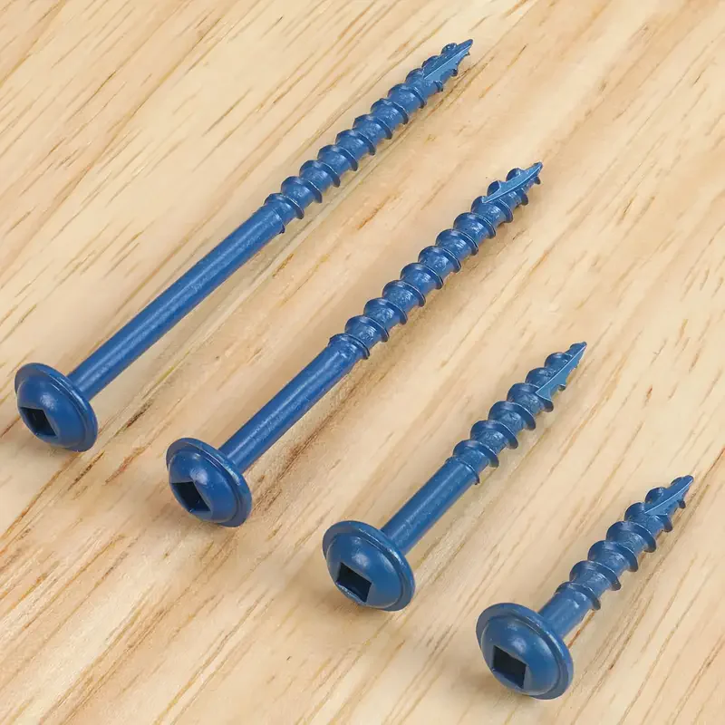 #8×2-1/2 Inch #8×1 Inch  #8×1-1/4 Inch #8×2 Inch  Pocket Hole Screws,100 Pcs,Wood Screws