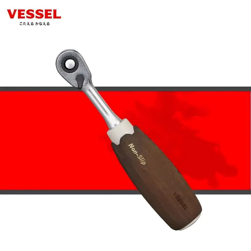 vessel-hrh2-w-1-4-hrh3-w-3-8-chiave-a-cricchetto-con-manico-in-legno-jis-grado-industriale-manico-antiscivolo-strumento-di-riparazione-automobilistica