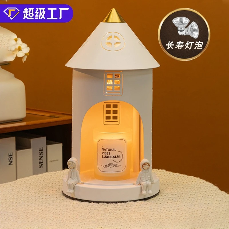 

Лампа для плавления воска в скандинавском стиле, безгулочная лампа для ароматерапии с затемнением по времени, бытовая прикроватная атмосфера, ночник