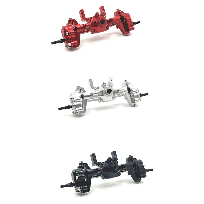 Metal Complete Front Axle Kit For FMS 1/24 FCX24 Xiaoqi Crusher Chevrolet K5 RC Accessories