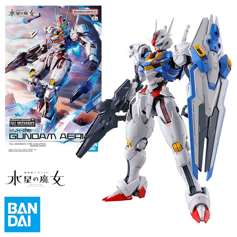 

Bandai Original Genuine Figure Gundam Model Kit Anime Figures FM 1/100 XVX-016 Gundam Aerial Collection Action Figure Model Toys