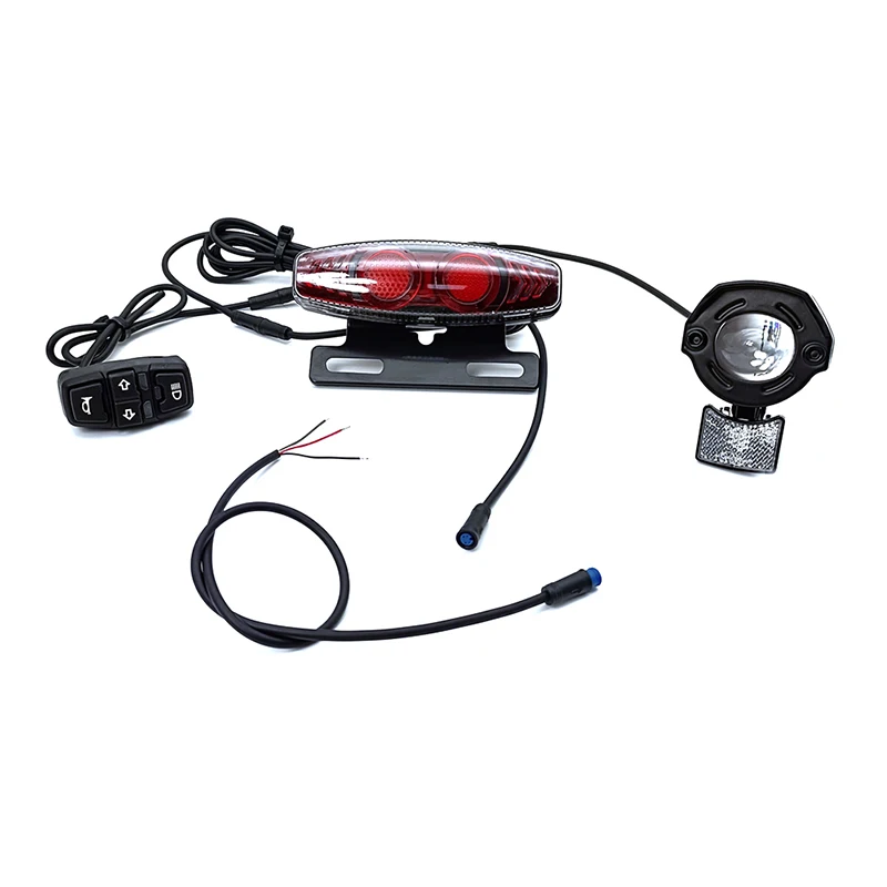 

Ebike Electric Bicycle Light Set Universal Light Set 24V 36V 48V 60V BAFANG KUNTENG JULET Steering Brake Light