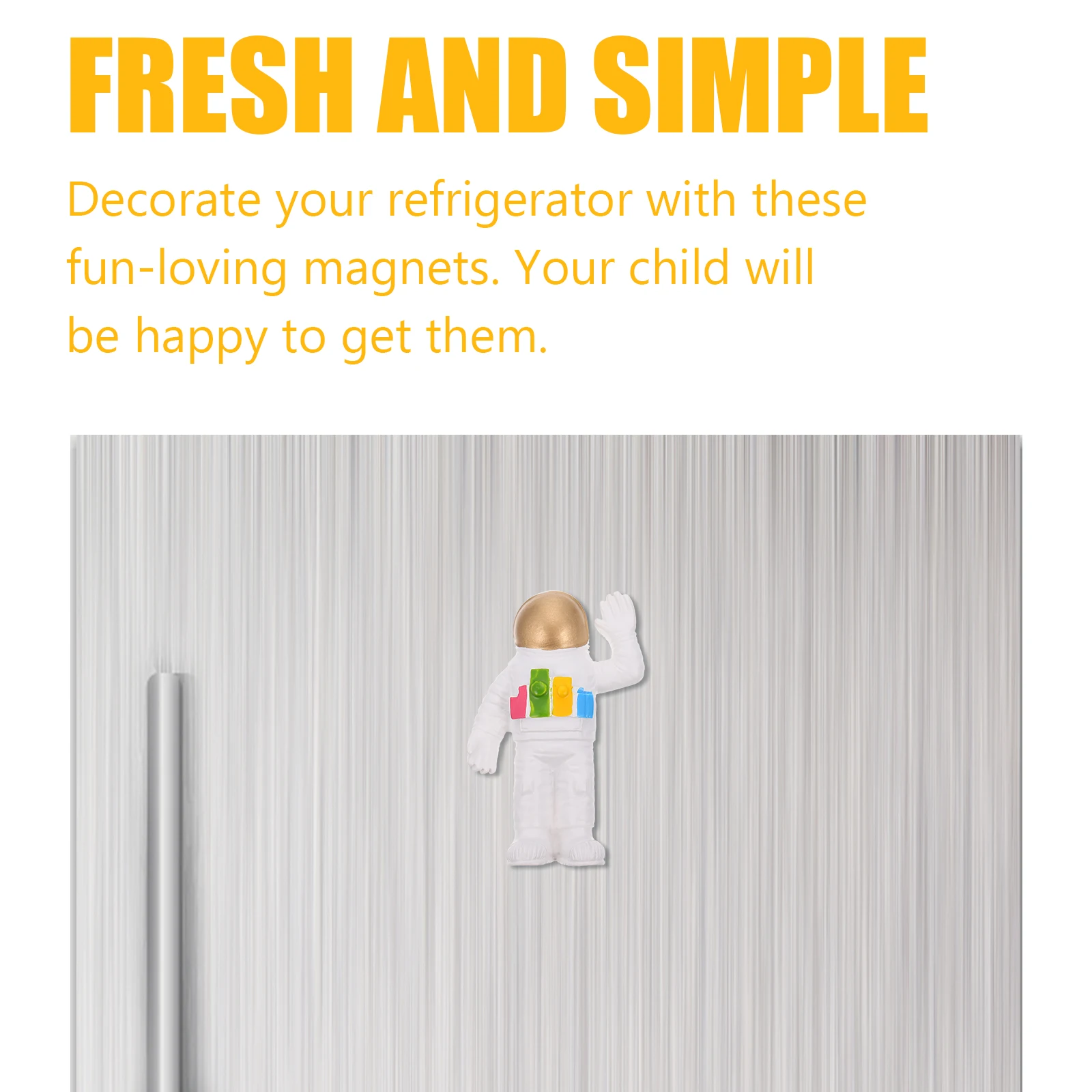 

1pc Astronaut Fridge Magnets Resin Decorative Stickers Home Refrigerator Ornament Strong Easy Remove Gift