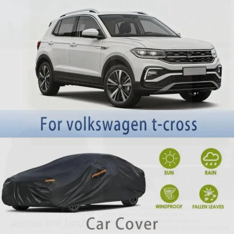 

Для наружной защиты, водонепроницаемый пылезащитный чехол Volkswagen T Cross для автомобильных чехлов 2023.