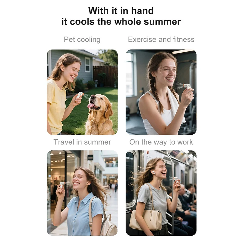 مروحة فائقة السرعة بحجم يدويًا مع رياح قوية للغاية - نموذج مدفع الرياح المدمج لسطح المكتب بدون فرش.