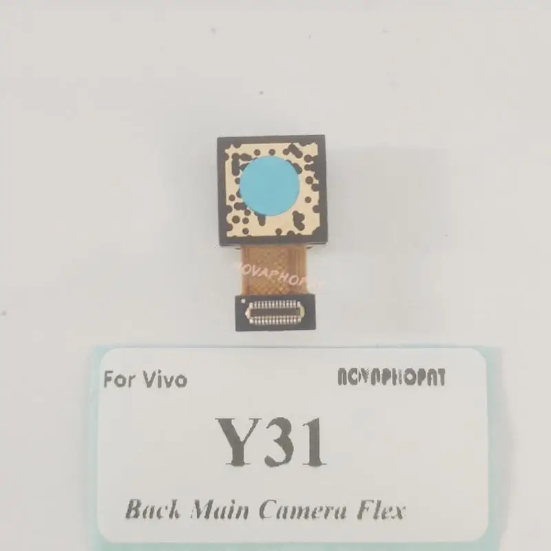 Novaphopat For Vivo Y31 Back Rear Big Main Camera Module / Front Small Camera Flex Cable Replacement