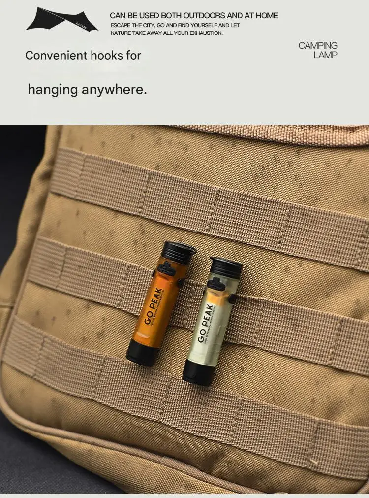 GOPEAK Taschen-Mini-Taschenlampe für den Außenbereich, Schlüsselclip-Kappe, Umgebungs-LED, lange Lebensdauer, Katastrophenhilfe, Notfall, 5050, kleines Licht – Detail 6