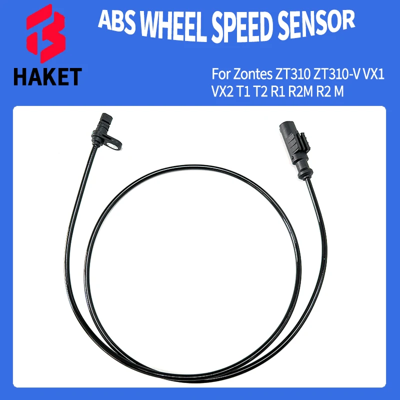 For Zontes ZT310 ZT310-V VX1 VX2 T1 T2 R1 R2M R2 M Motorcycle Front Wheel ABS Speed Sensor Brake Anti-lock Cable 1181200-118000
