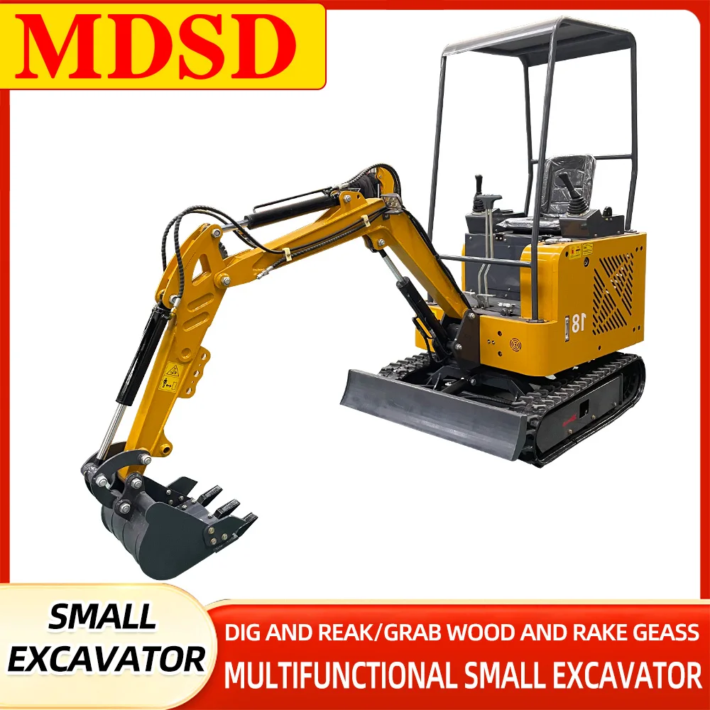 الجملة 0.8-2 طن حفارات صغيرة تسليم سريع آلة حفار صغيرة متعددة الوظائف محرك EPA حفارة صغيرة شحن مجاني