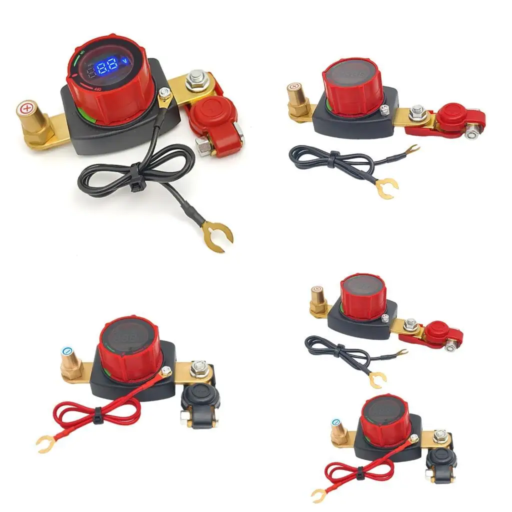 User Friendly Power Disconnect Switches for 12V to 24V Vehicles Including Rotation Function and Construction Materials