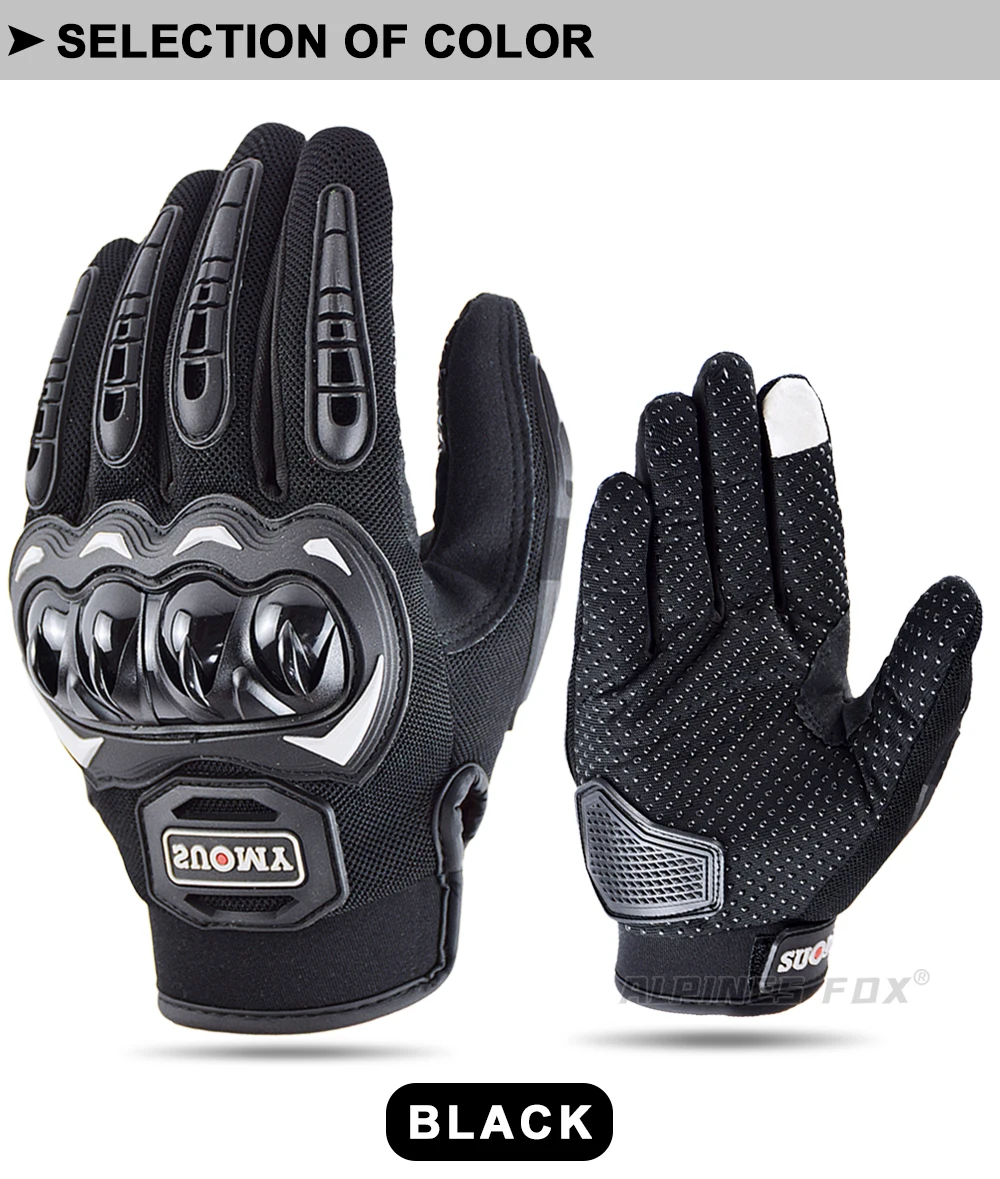 VEMAR Sommer Motorrad Handschuhe Männer Schwarz Voll Finger Touchscreen Radfahren ATV MTB Guantes Moto Luvas Fahrrad Reiten Handschuh Frauen Rot – Detail 15