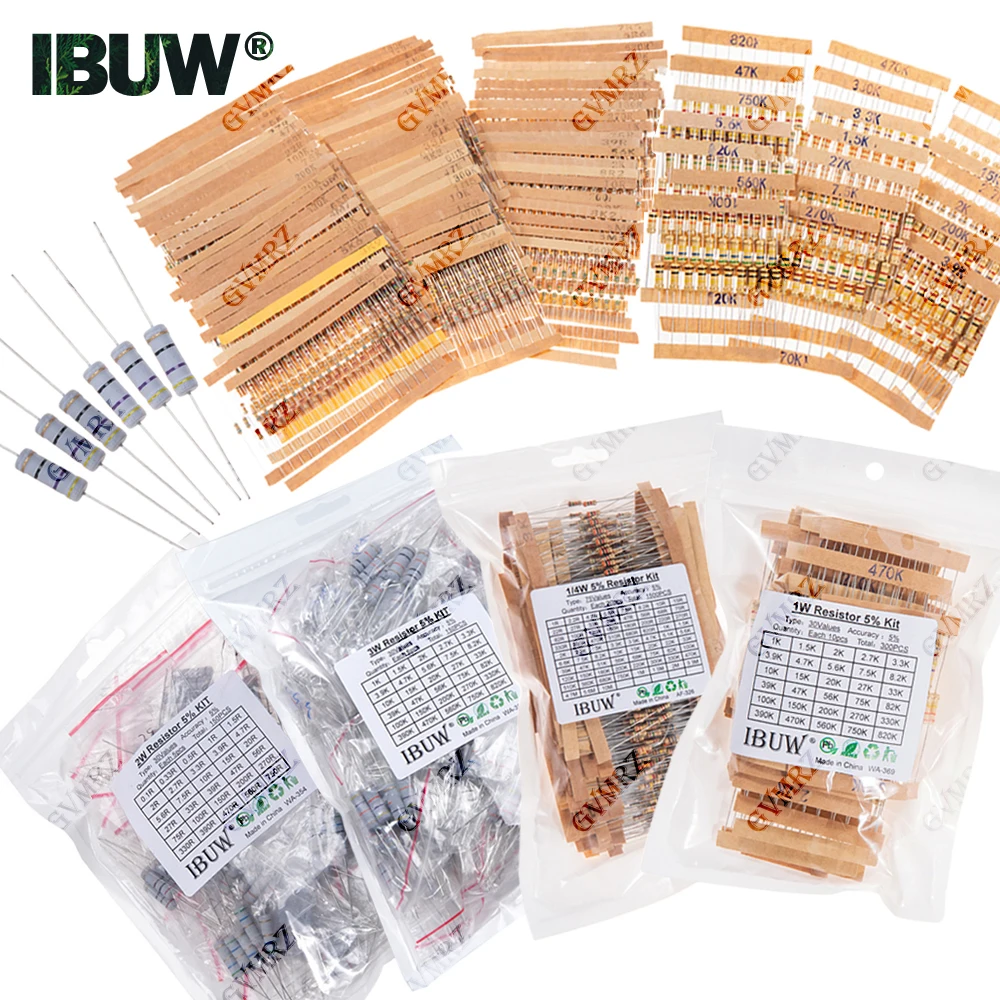 1/2W 1W 2W 3W Resis…