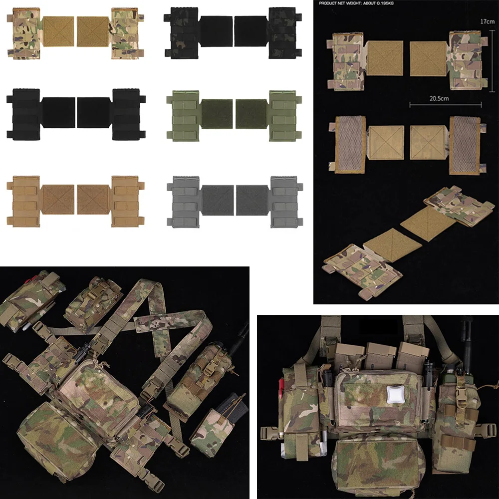 

НОВЫЙ тактический нагрудный комплект, боковой аксессуар Molle D3CR MK3 MK4, нагрудная установка, боковая входная панель, охотничьи аксессуары, снаряжение