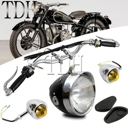 For BMW R71 R72 R66 R68 R12 R75 R69 R5 M72 Handlebar Hand Grip Headlight Turn Signal Light Tank Traction Knee Pad Dnepr Sidecar