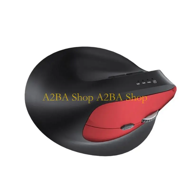 A2BA Quiet Press Mouse With Rechargeable 400mAh Battery And Wrist Support Design