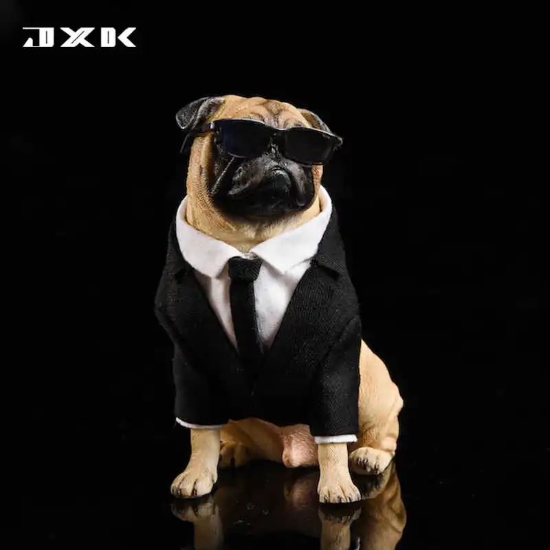 

In Stock Jxk 1/6 Scale French Bulldog Realistic Fadou Pet Soldier Animal Dog Figure Collectible Decorations Ornaments Model