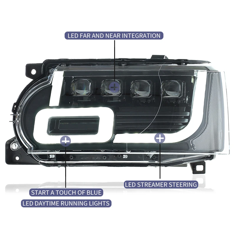 Car Accessories LED Headlight Light For Land Rover Range Rover Executive 2010-2013 Front Headlamp DRL Signal Lamp Plug and Play