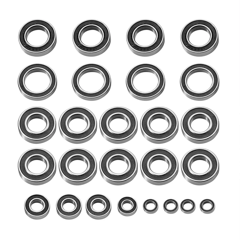 26Pcs Sealed Bearing Kit For Arrma 1/5 KRATON 8S Outcast 8S RC Car Upgrade Parts Accessories