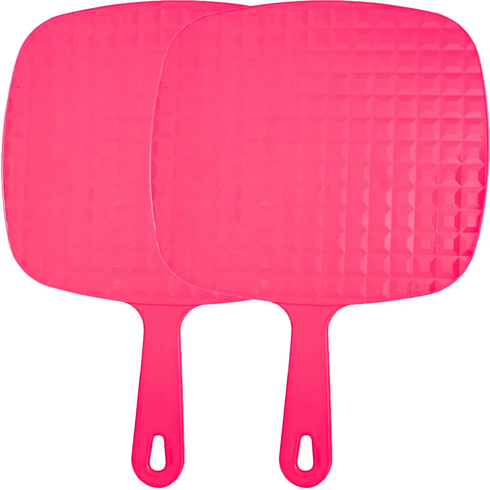 

2Pcs Handheld Makeup Mirror Portable Decorative Mirror for Travel Home Office Women Travel Hand Mirror,