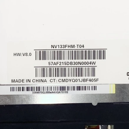 

NV133FHM-T04 13.3'' IPS Laptop LCD Screen Panel Matrix 1920X1080 40Pins