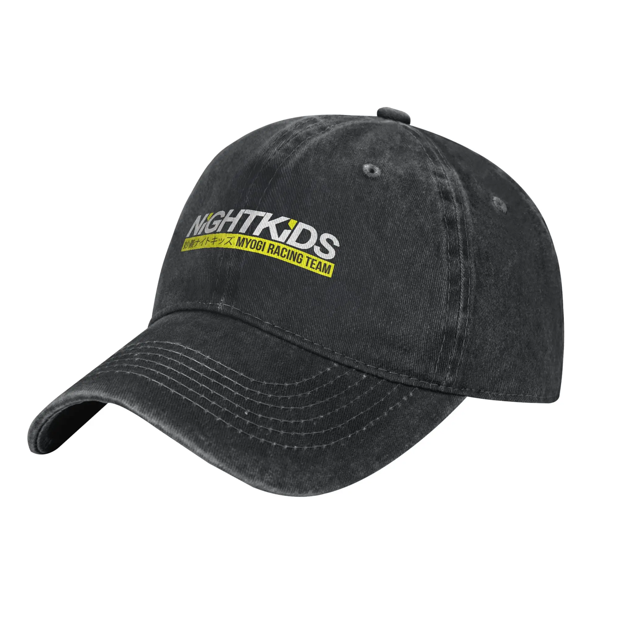 Night Kids Myogi Initial D Anime Fashion Baseball Cap  Retro Women's Caps  Parent-Child Outing Women's Caps