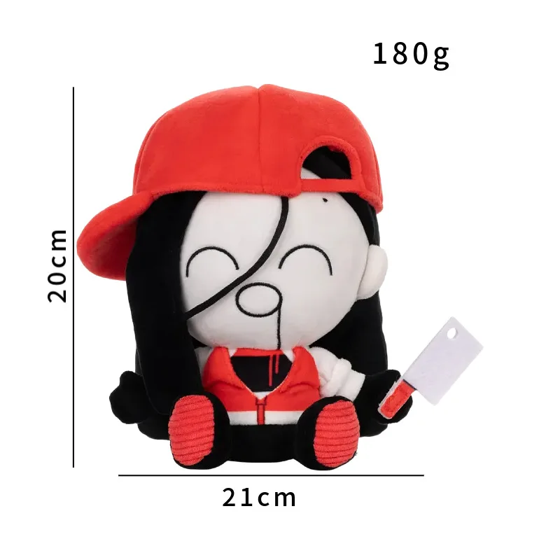 肉屋キャラクターぬいぐるみ、ゲームにインスパイアされたエプロン付きぬいぐるみ、キュートでホラーなスタイルのコレクタブルフィギュア