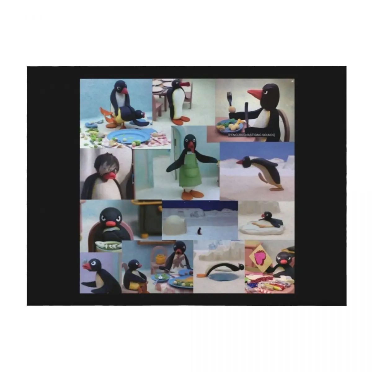 

Pingu III Throw Blanket Blankets Sofas Of Decoration wednesday Personalized Gift For Baby Blankets