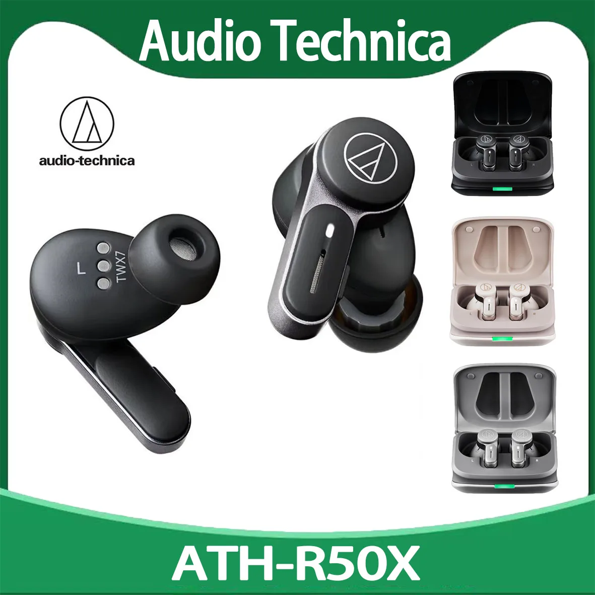 Brand New Audio-technica Ath-twx7 True Wireless Bluetooth Earbuds Active