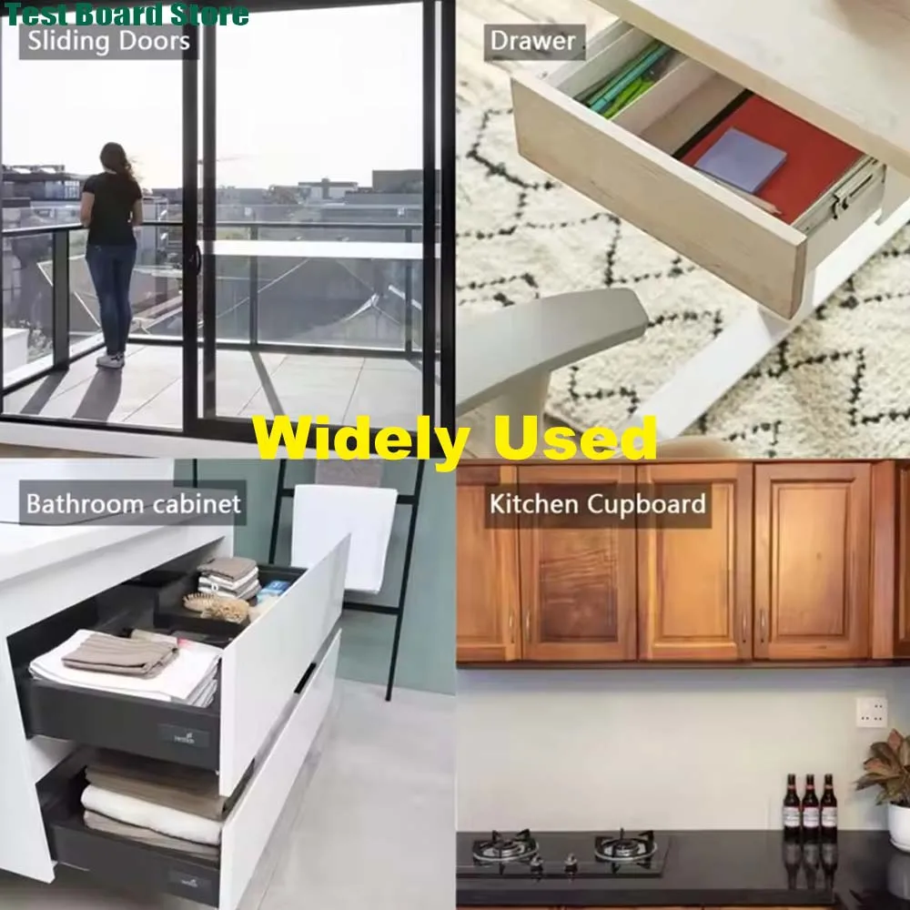 1 Buah Tangkapan Magnetik Kabinet, Magnet Pintu Laci dengan Perekat Kuat, Penutup Magnetik Kait Kabinet untuk Penutupan Pintu Dapur