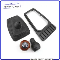 Baificar Brand New 5 Speed Manual Stick Gear Shift Knob Lever Shifter Boot Cover 191 863 216 For V.W Square Head Jet.ta Golf MK2